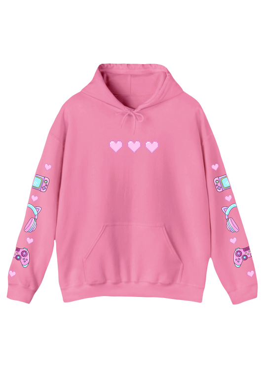 Gamer Girl Pink Hoodie