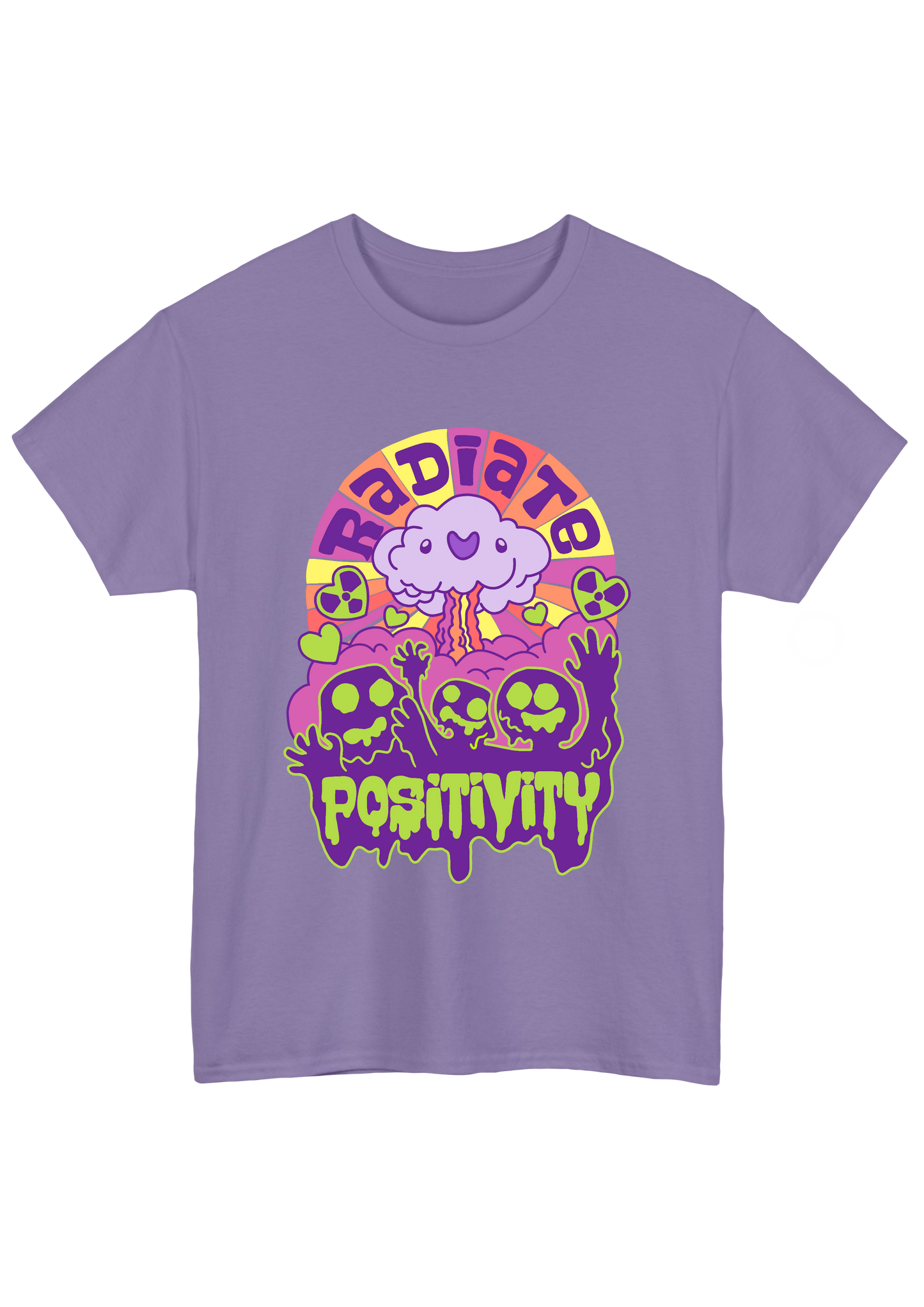 Radiate Positivity Lavender Tee