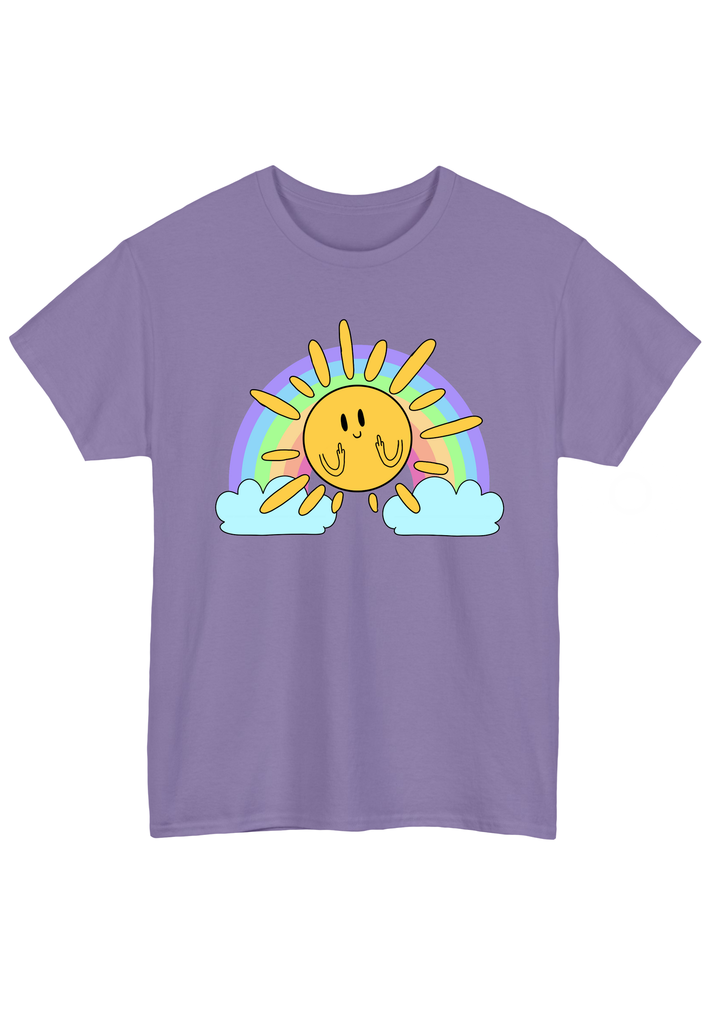 Sunshine Lavender Tee - Puff Berry