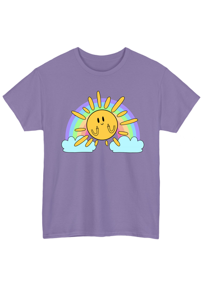 Sunshine Lavender Tee - Puff Berry