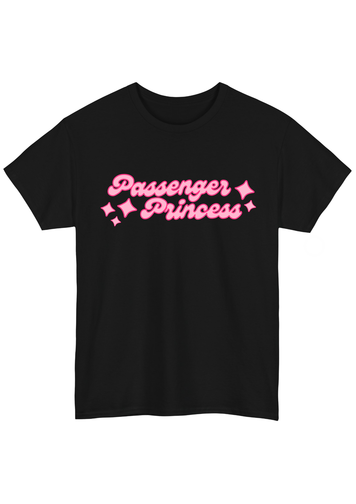 Passenger Princess Black Tee - Puff Berry