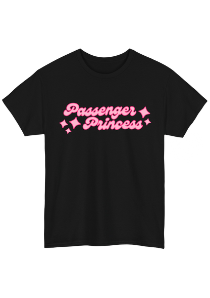 Passenger Princess Black Tee - Puff Berry