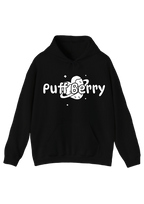 Puff Berry Hoodie Black