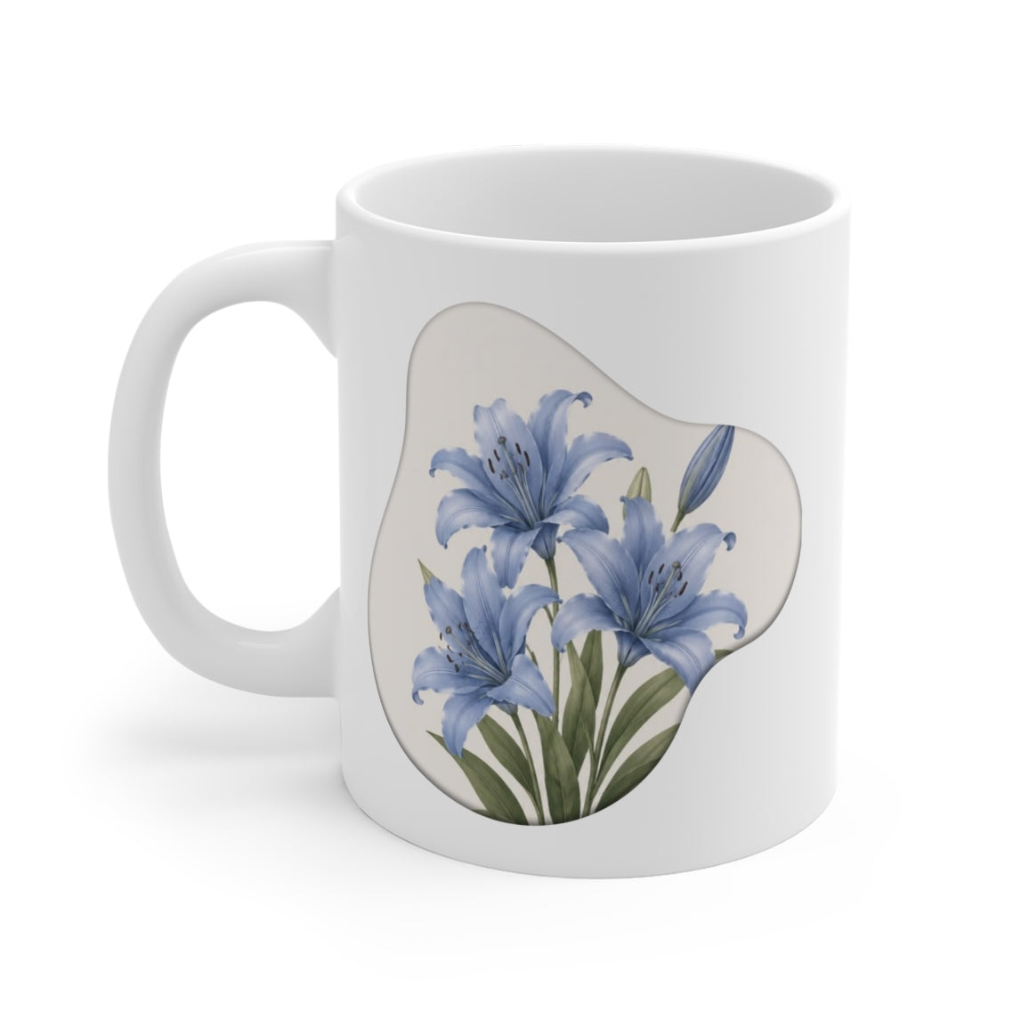 Flower Mug Blue Orchid
