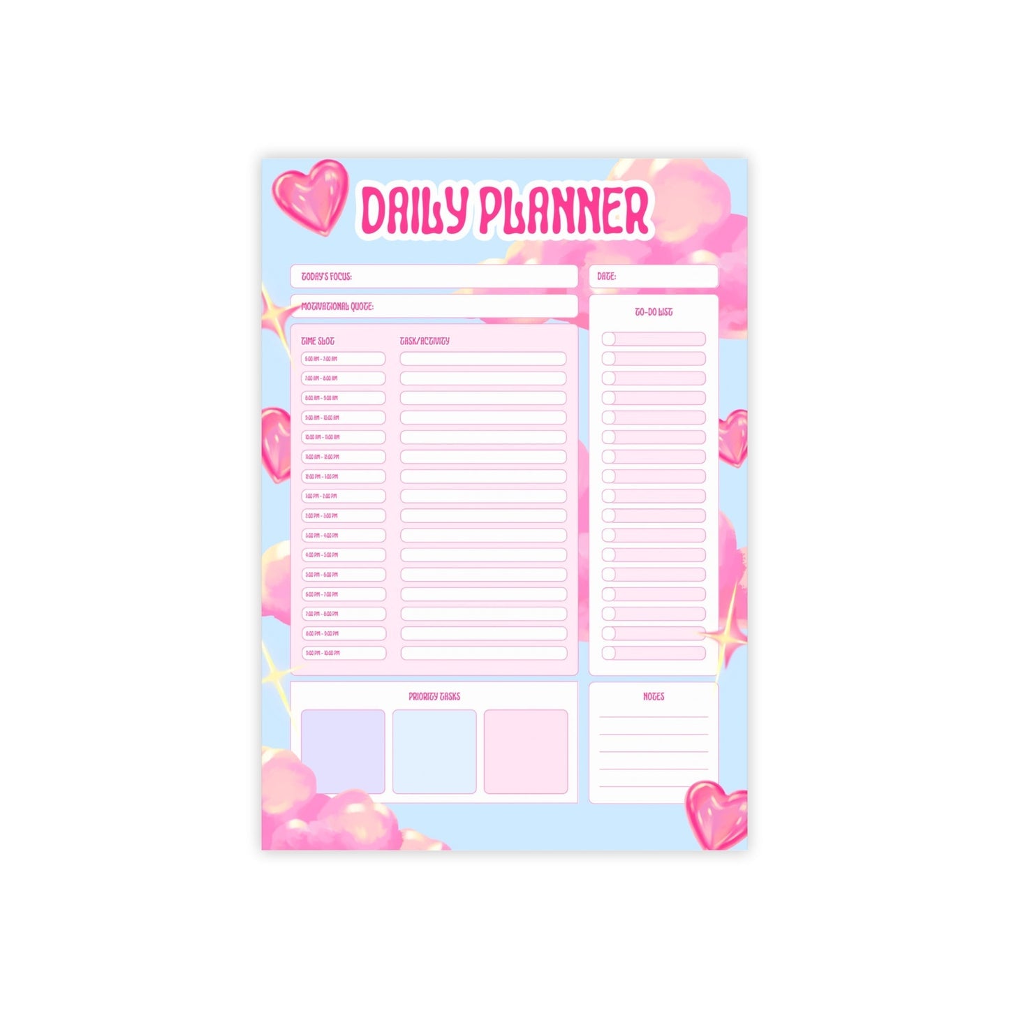 Dreamy Daily Planner A4