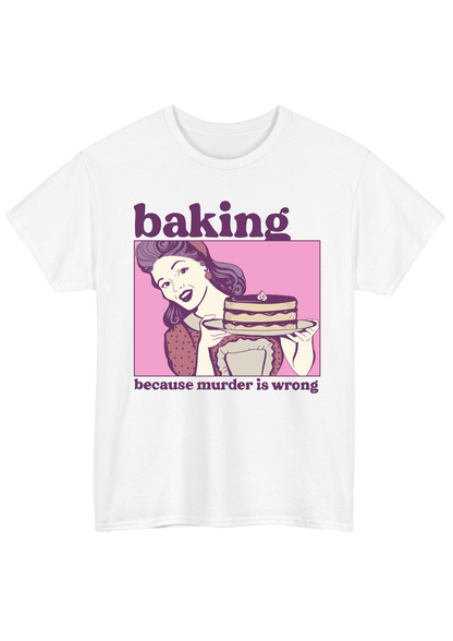 Baking White Tee