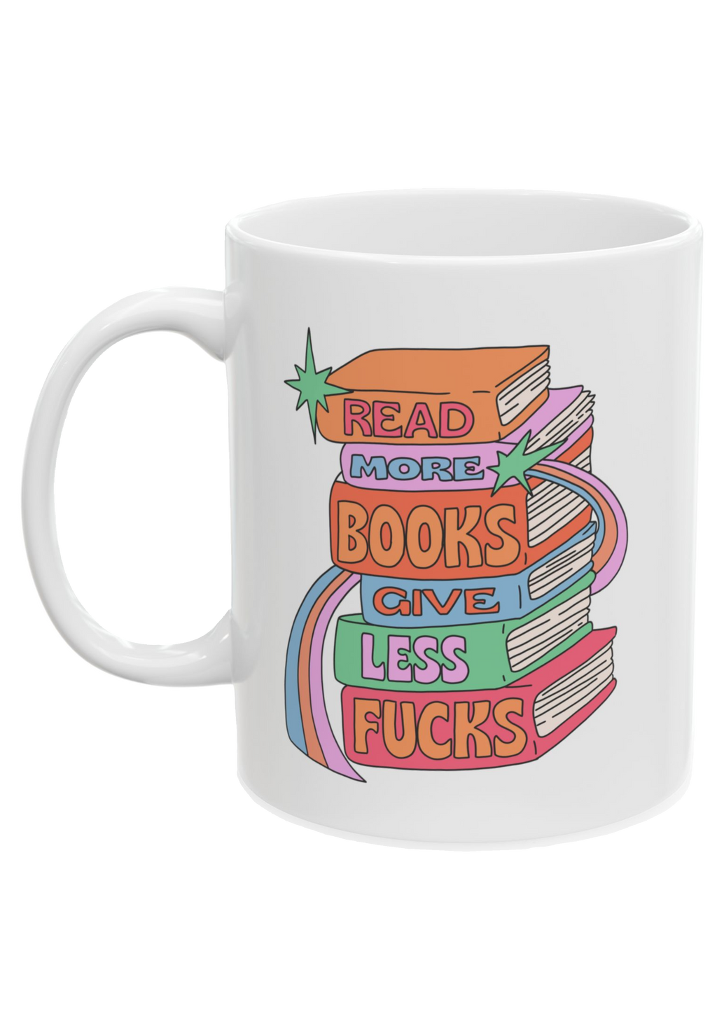 Read More Books White Mug