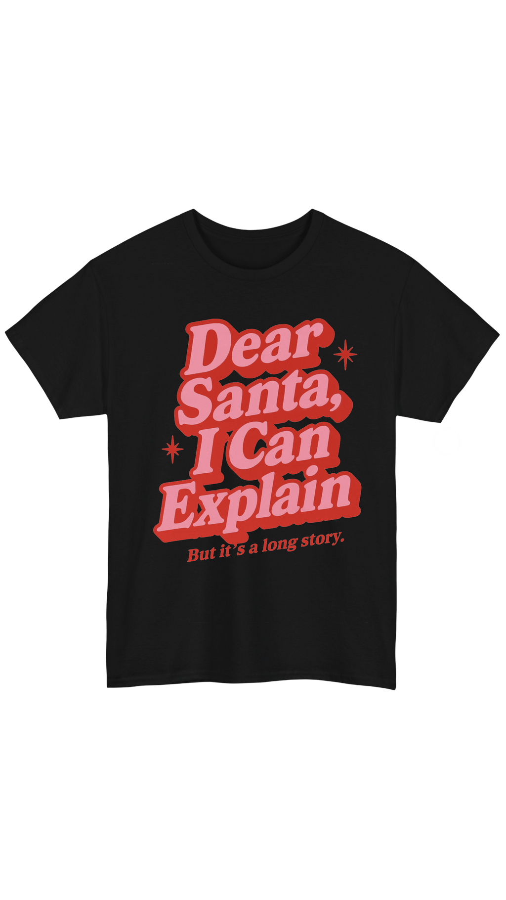 Dear Santa Black Tee