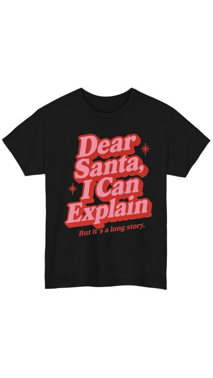 Dear Santa Black Tee
