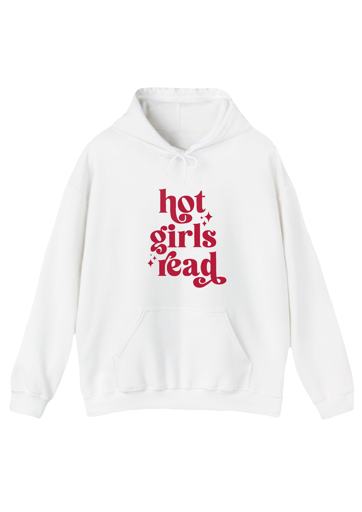 Hot Girls Read White Hoodie