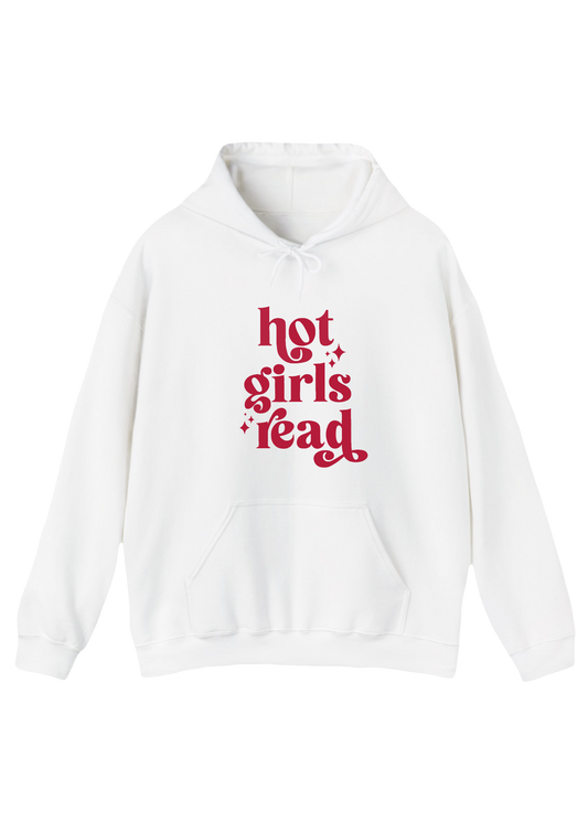 Hot Girls Read White Hoodie
