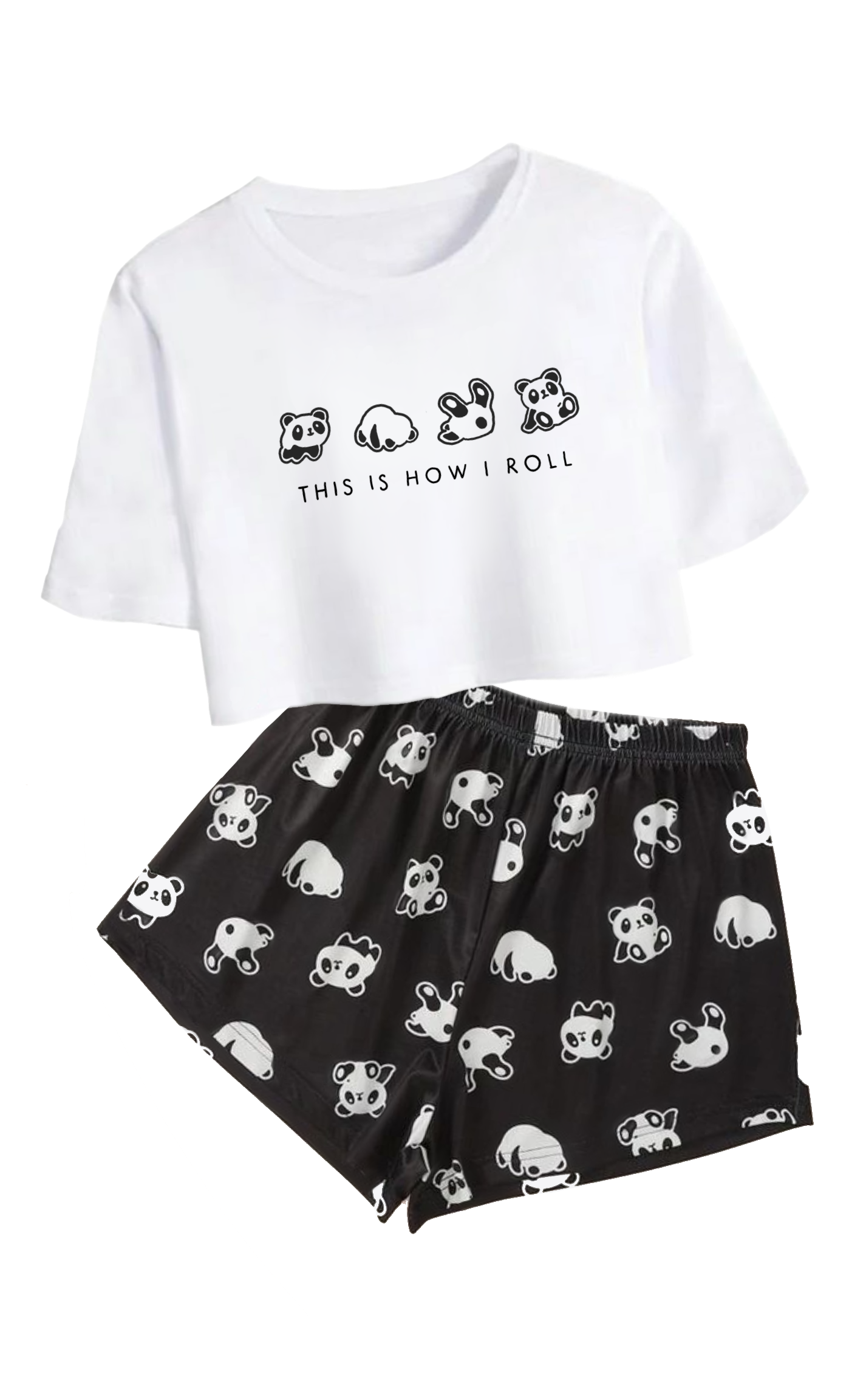 How I Roll Panda Set
