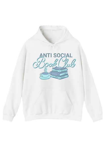 Book Club White Hoodie