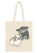 Bunny Tote Bag - Puff Berry