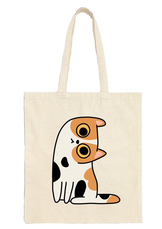 Kitty Tote Bag - Puff Berry