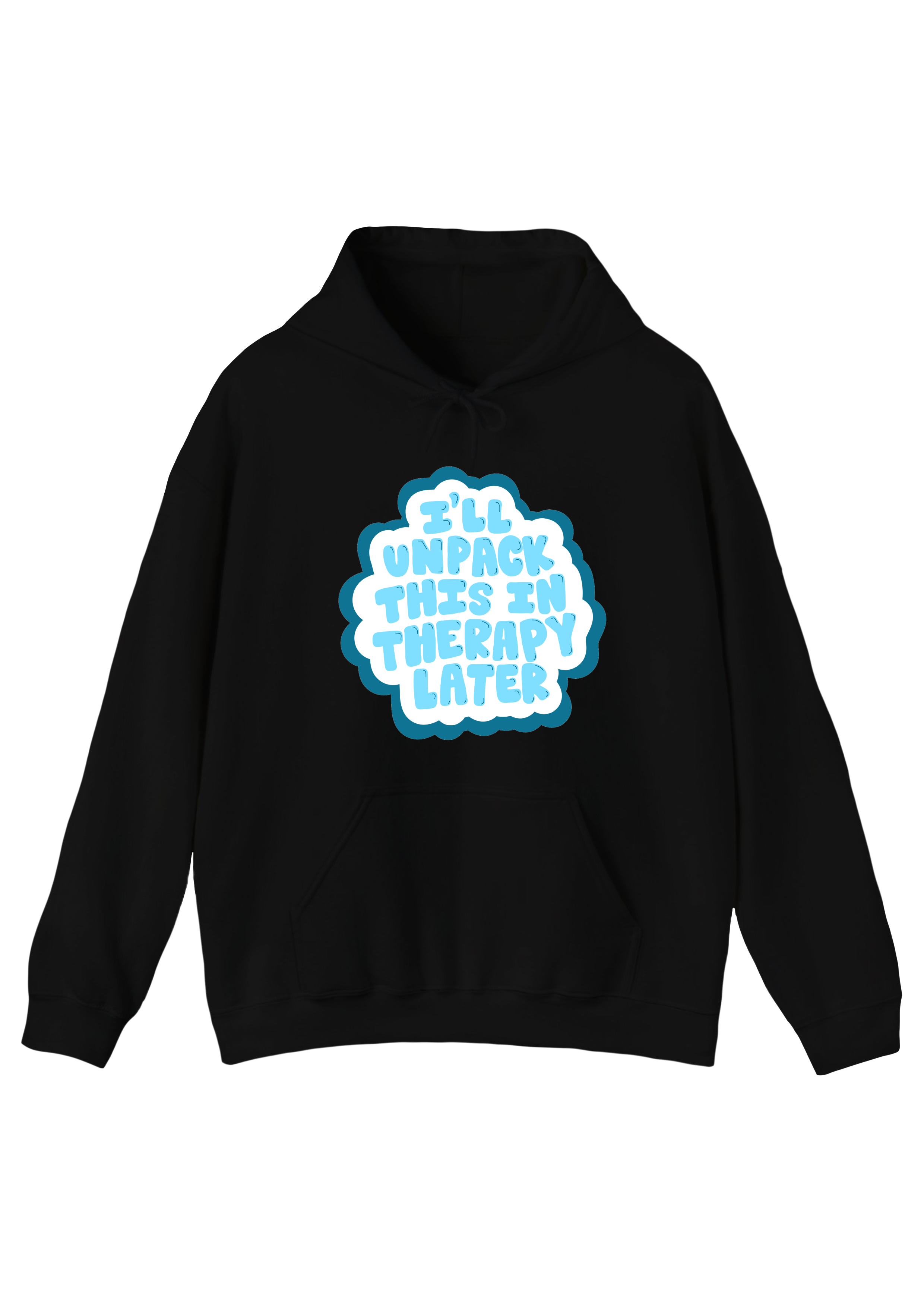 Therapy Black Hoodie