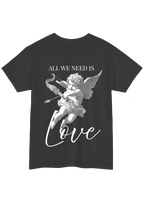 All We Need Is Love Charcoal Tee