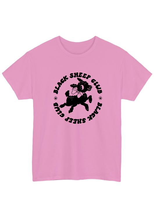 Black Sheep Pink Tee - Puff Berry