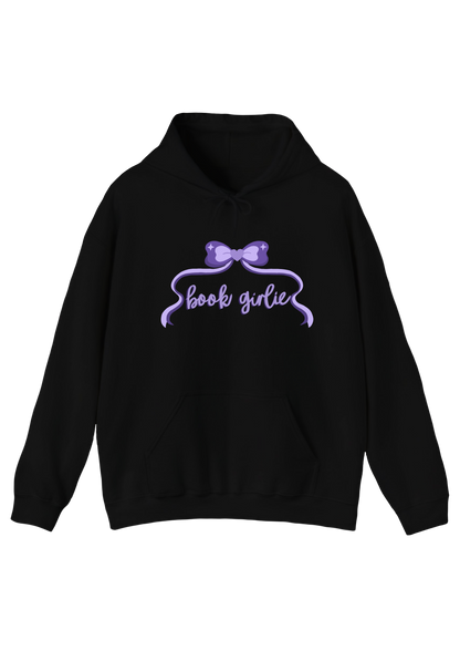 Book Girlie Black Hoodie