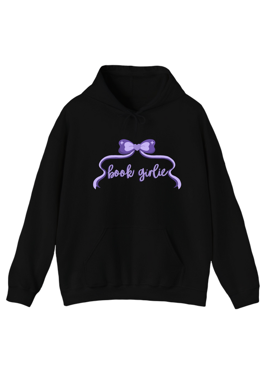 Book Girlie Black Hoodie