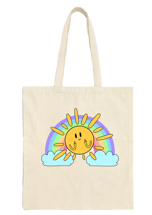 Sunshine Tote Bag - Puff Berry