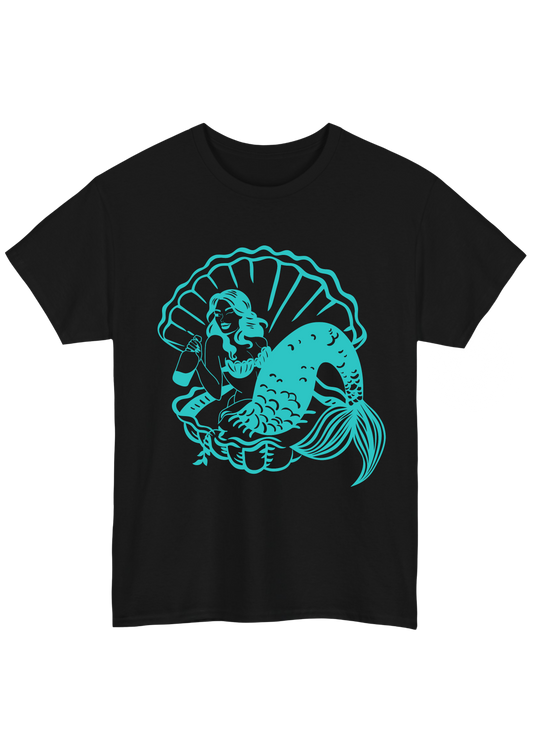 Mermaid Black Tee