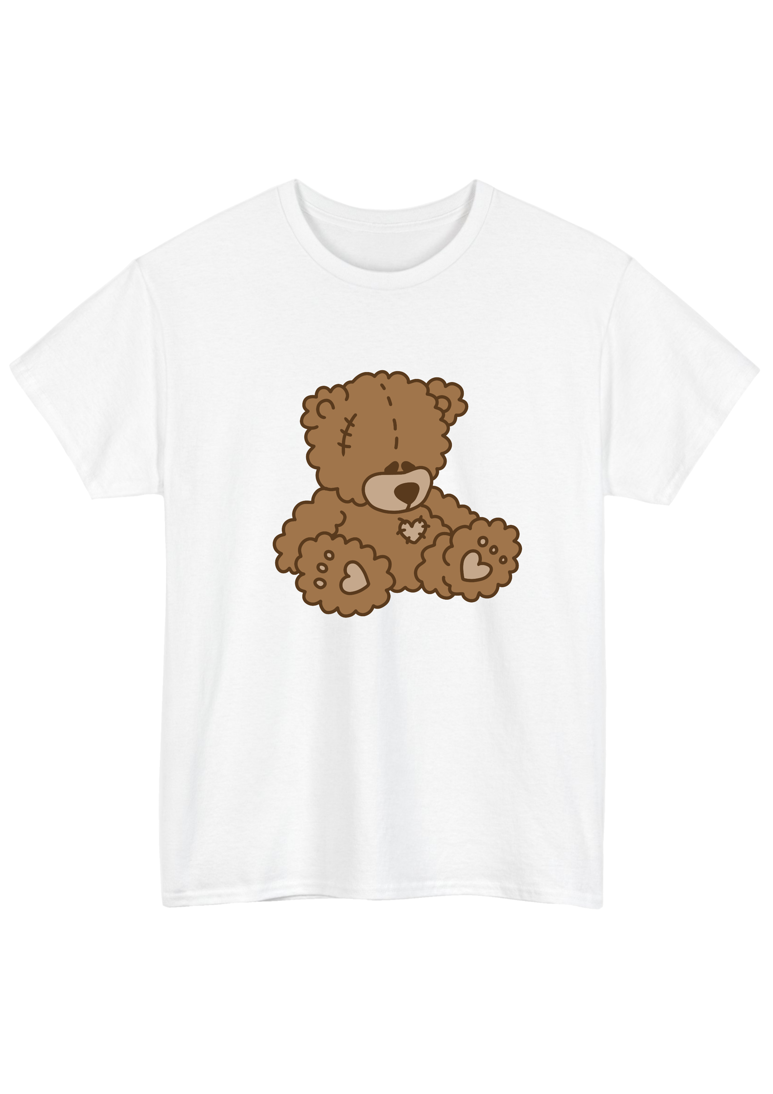 Teddy Bear White Tee