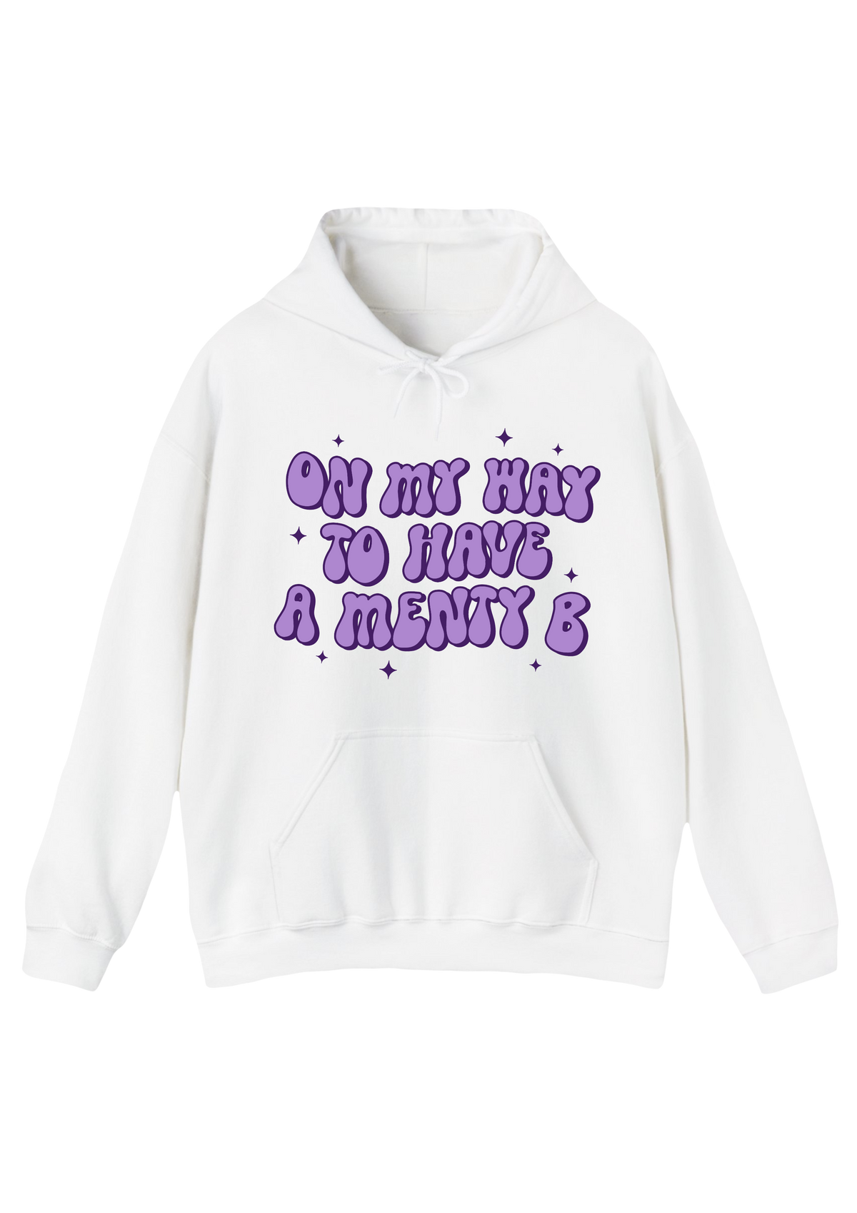 Menty B White Hoodie