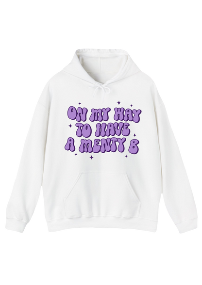 Menty B White Hoodie