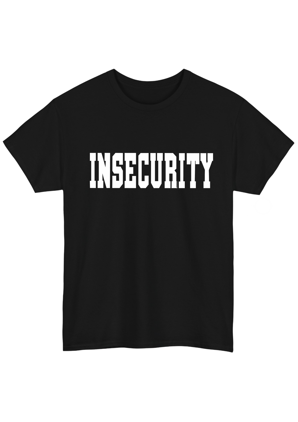 Insecurity Black Tee