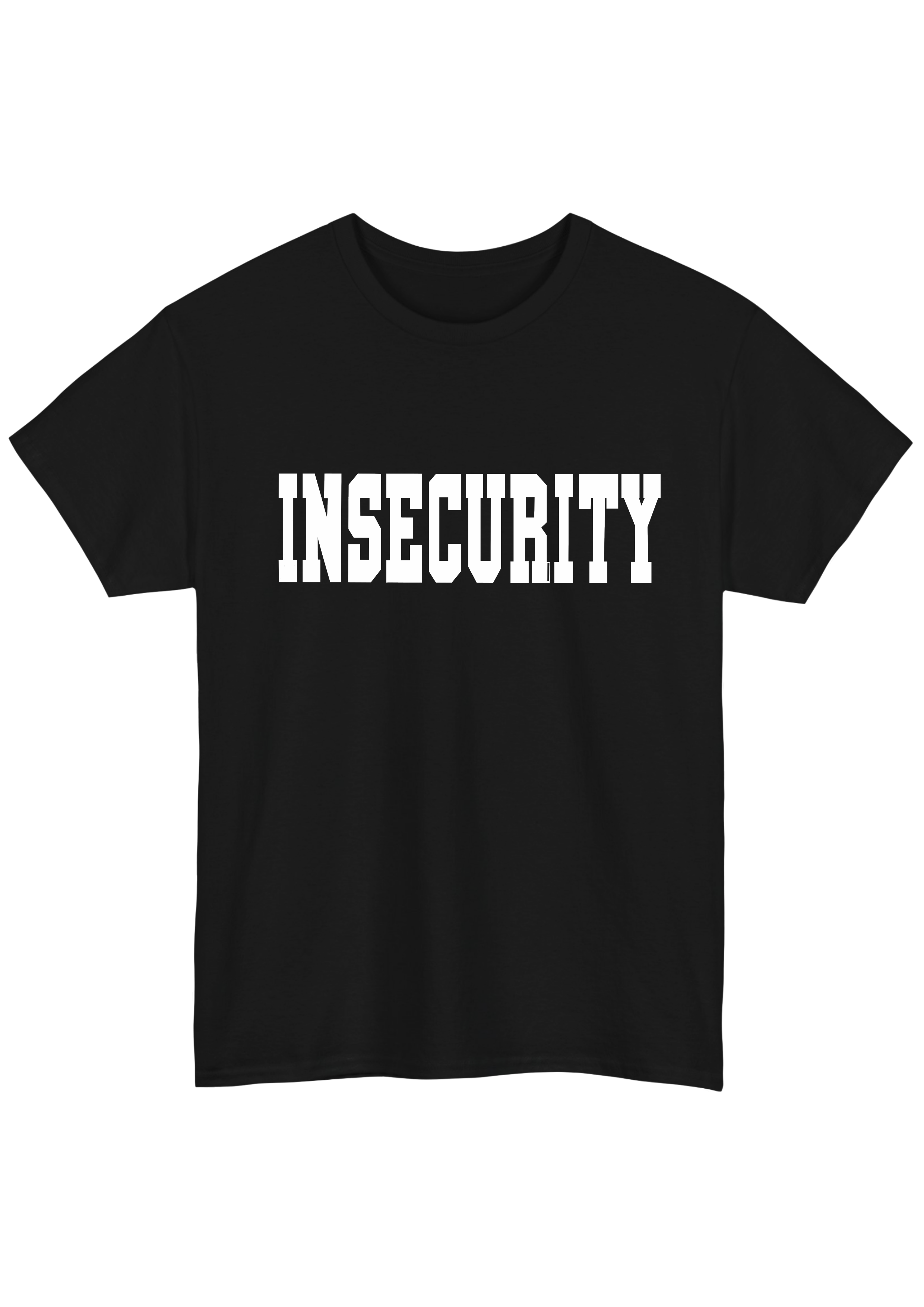 Insecurity Black Tee