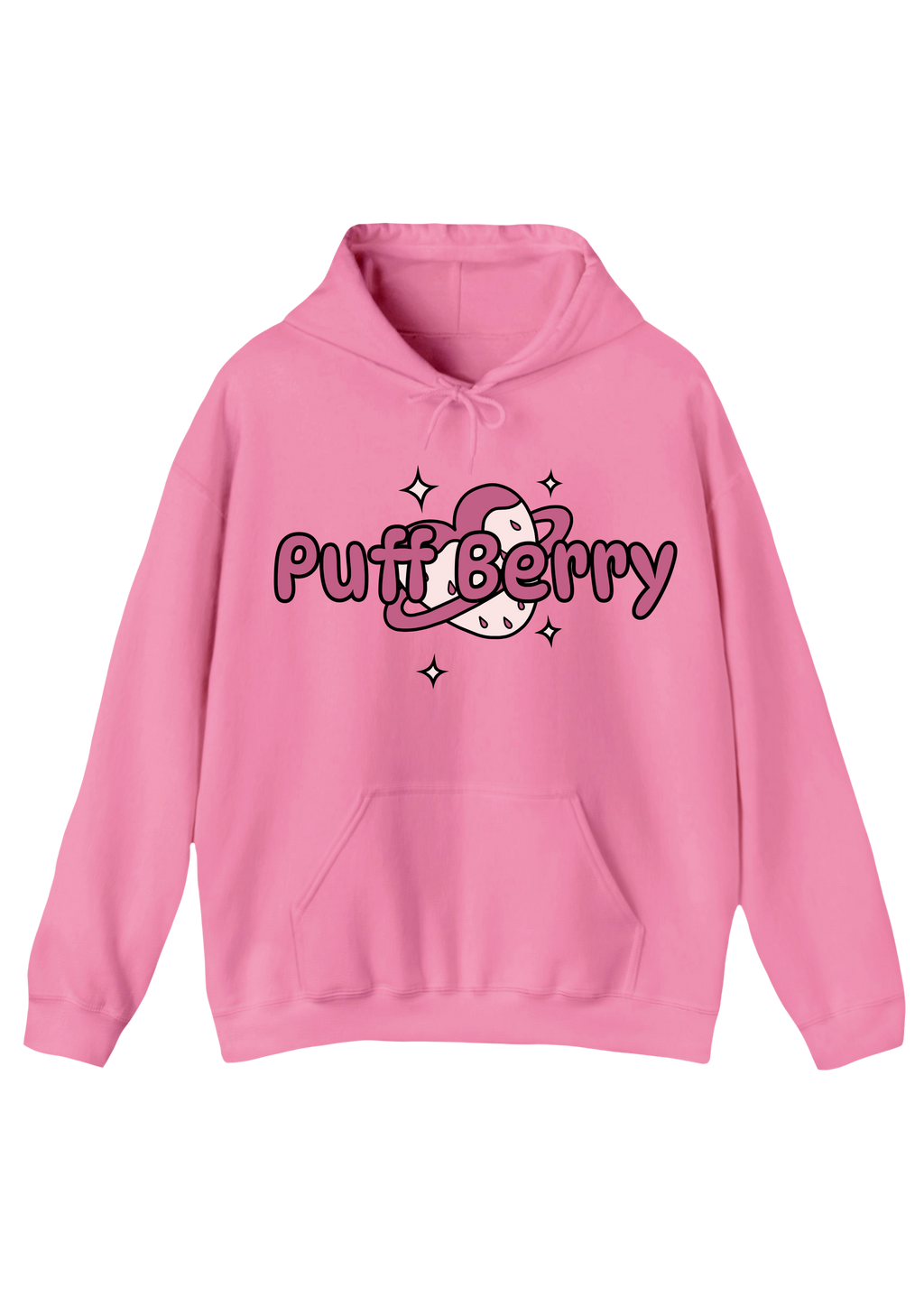 Puff Berry Pink Hoodie