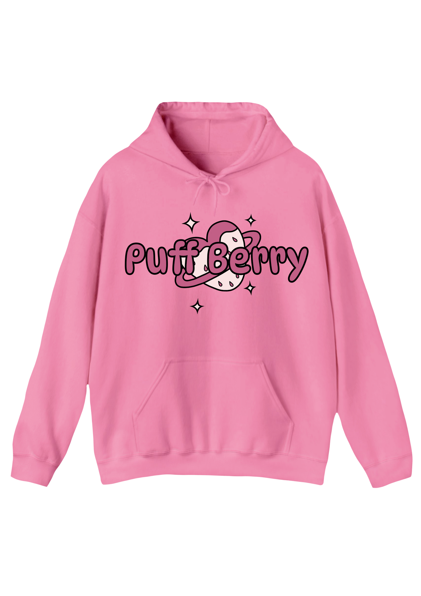 Puff Berry Pink Hoodie