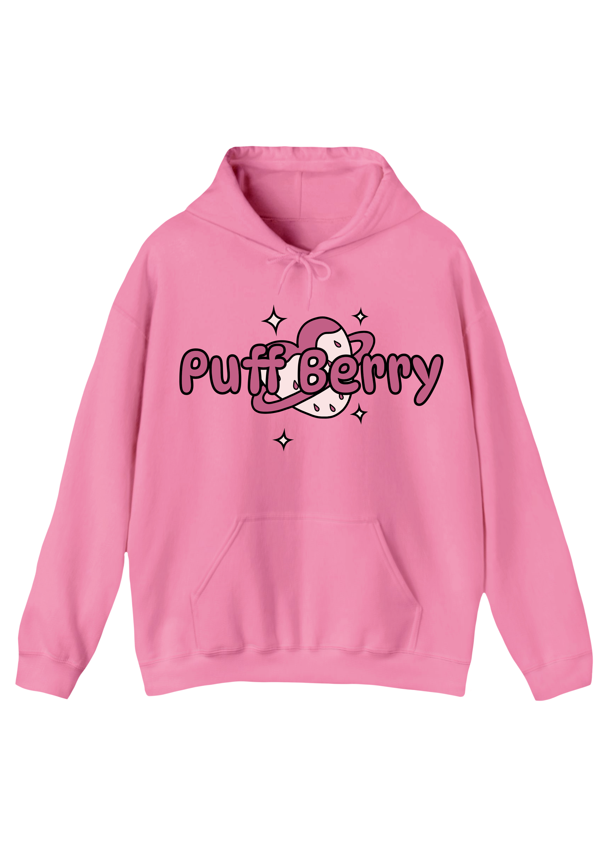 Puff Berry Pink Hoodie