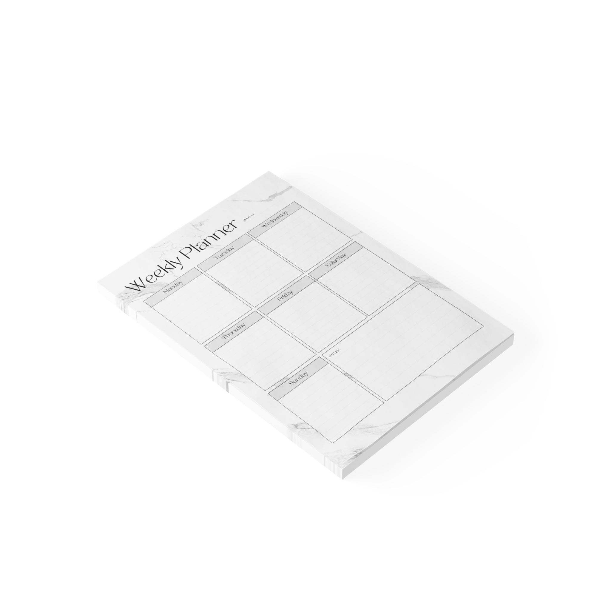 Marble Weekly Planner A4