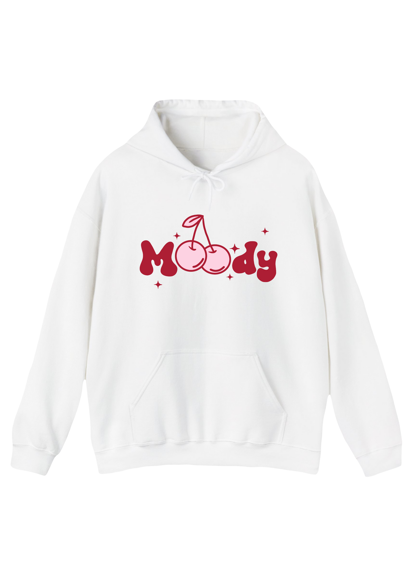 Moody White Hoodie