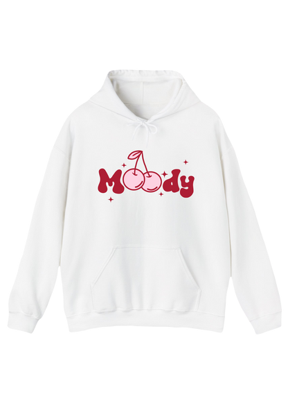 Moody White Hoodie