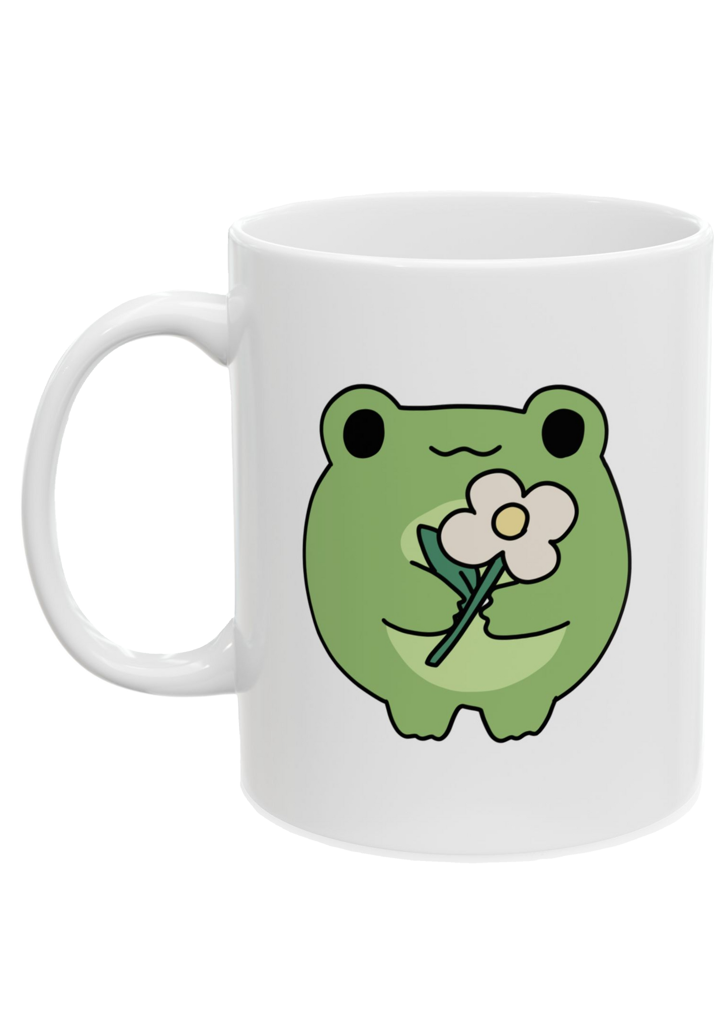 Frog White Mug - Puff Berry