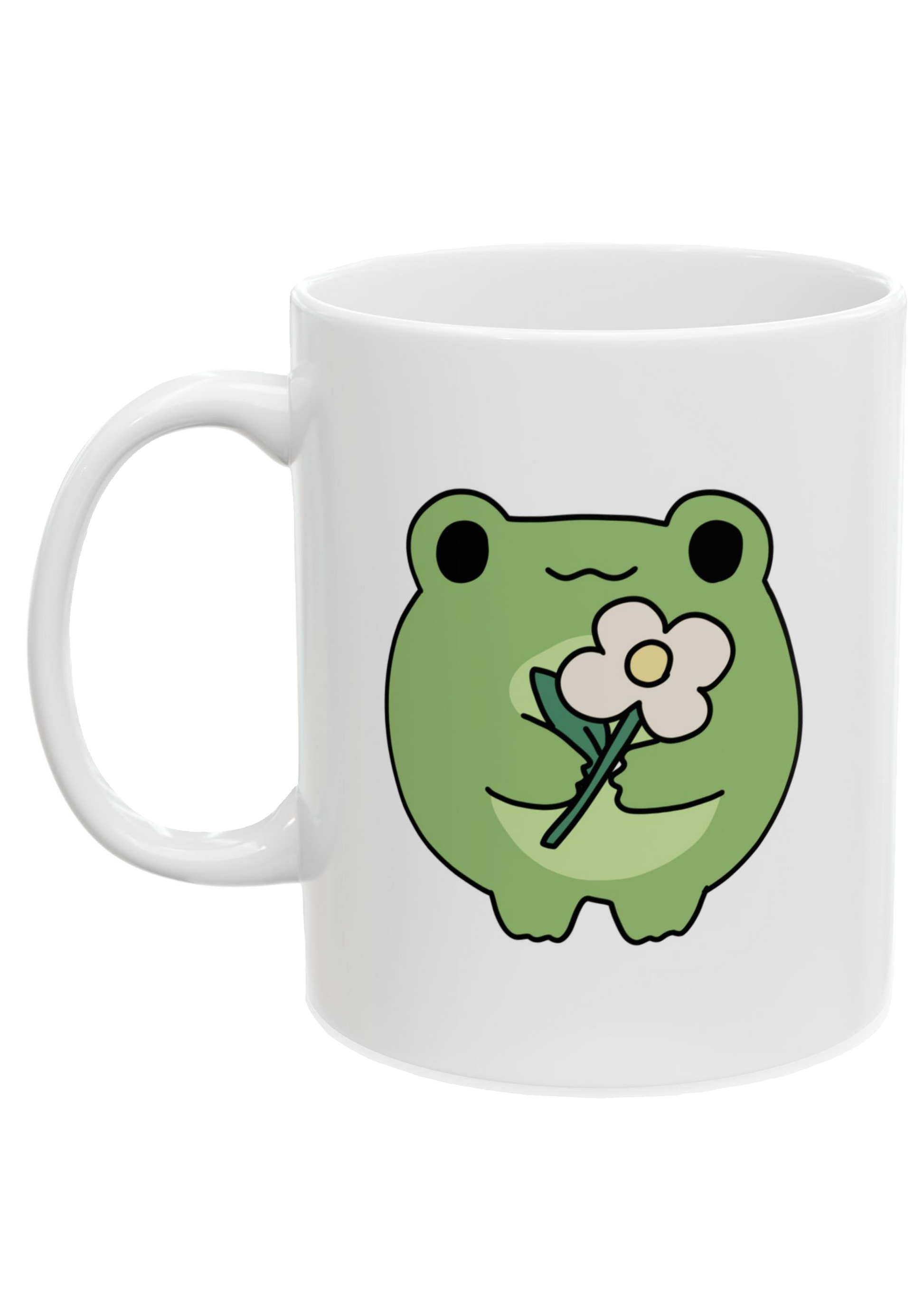 Frog White Mug - Puff Berry