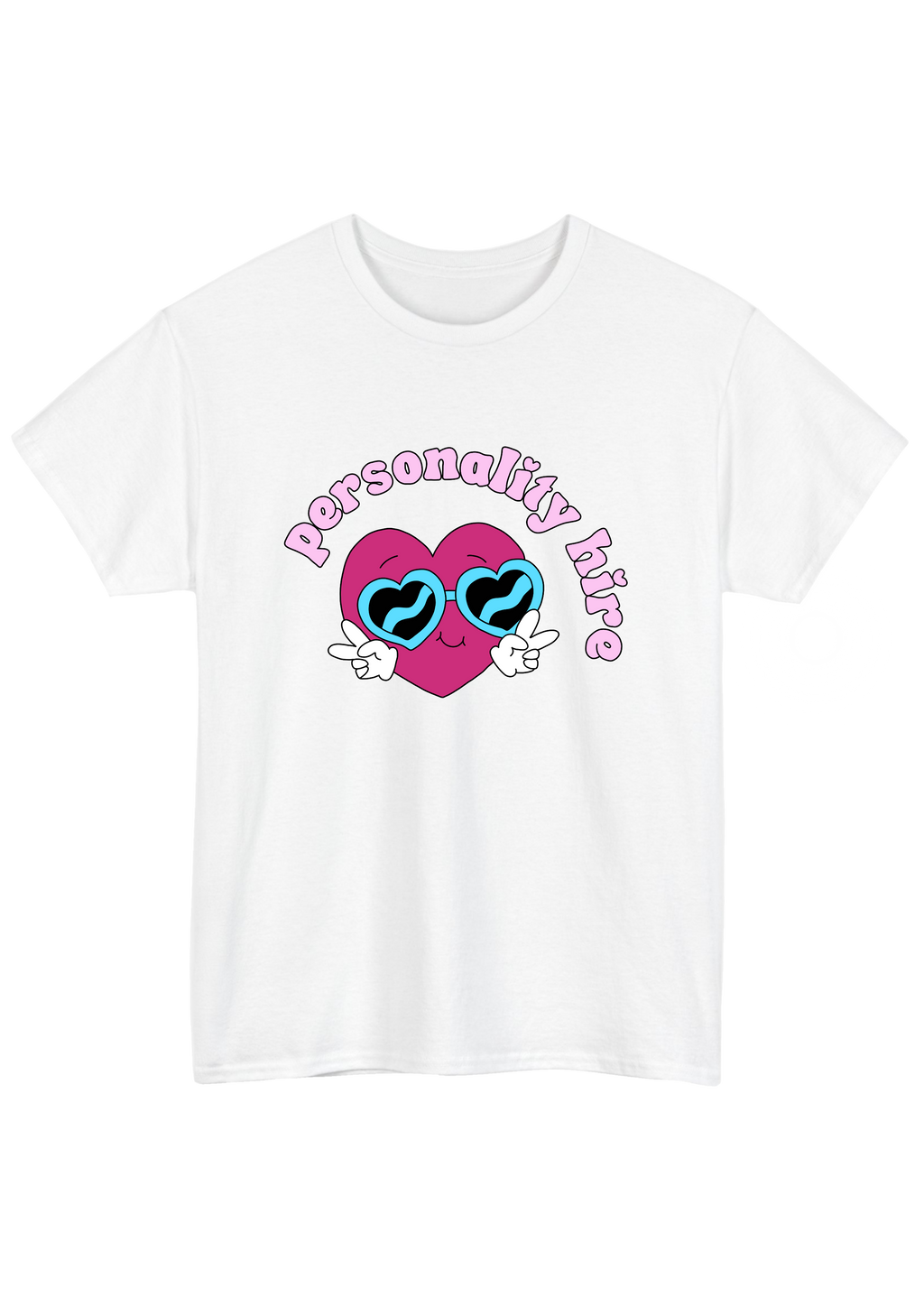 Personality Hire White Tee