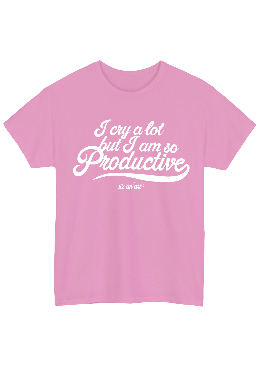 Cry Baby Pink Tee - Puff Berry
