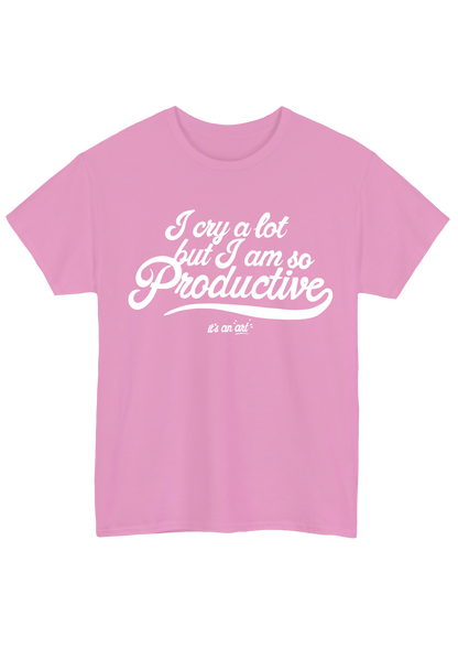 Cry Baby Pink Tee - Puff Berry