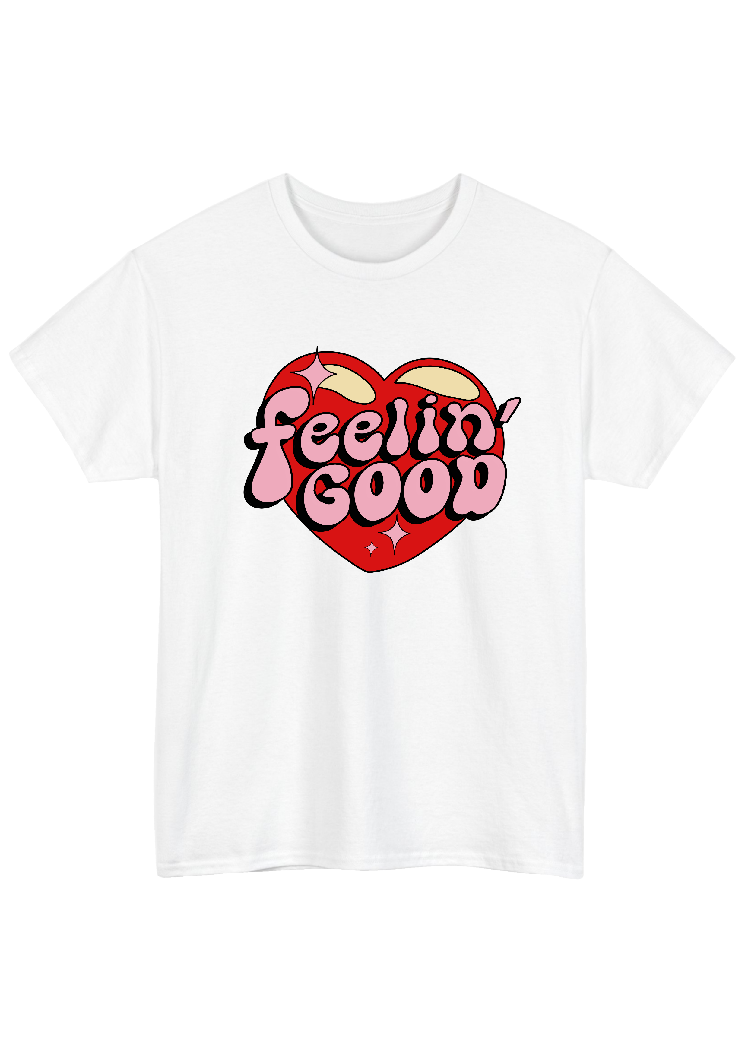Feelin' Good White Tee