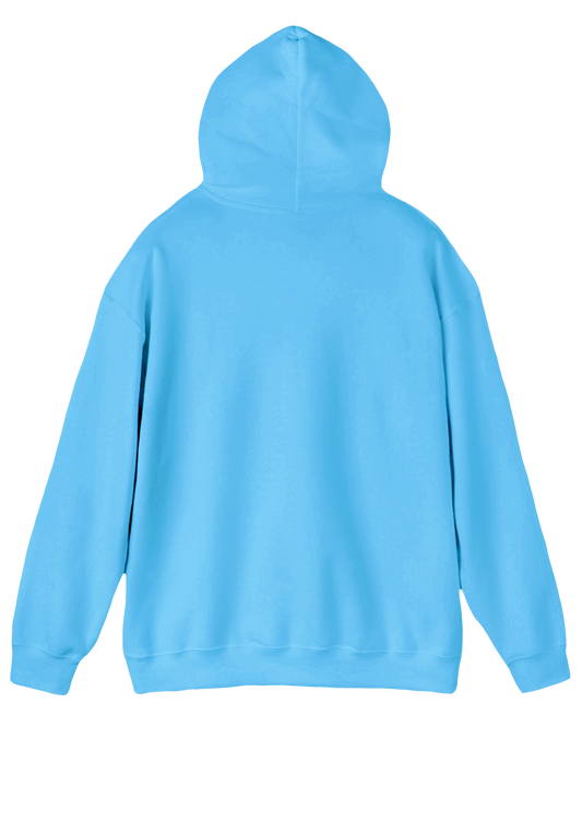 Silently Screaming Inside Blue Hoodie