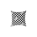 Black and White Pillow - Puff Berry