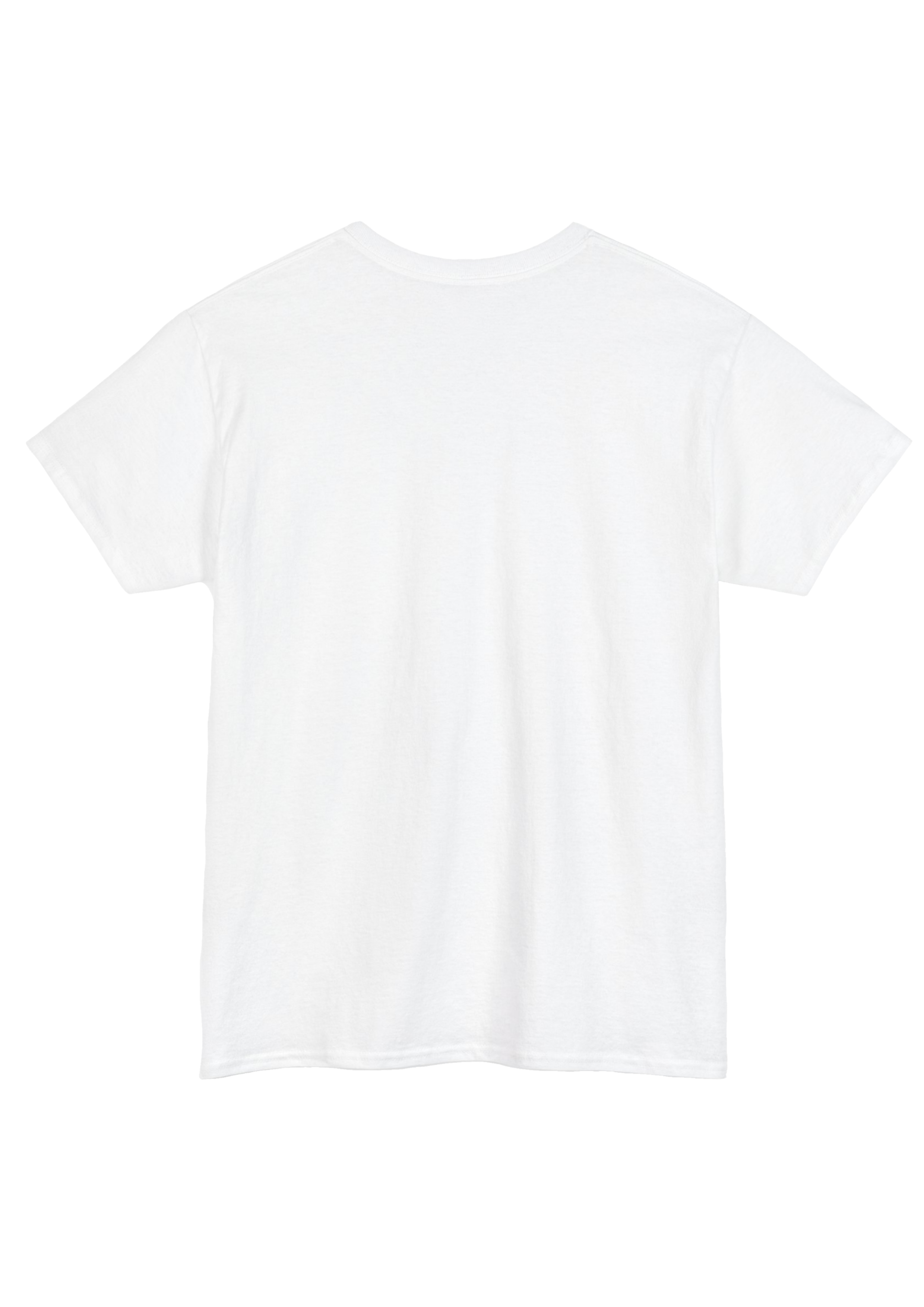 Don't Overthink It White Tee - Puff Berry