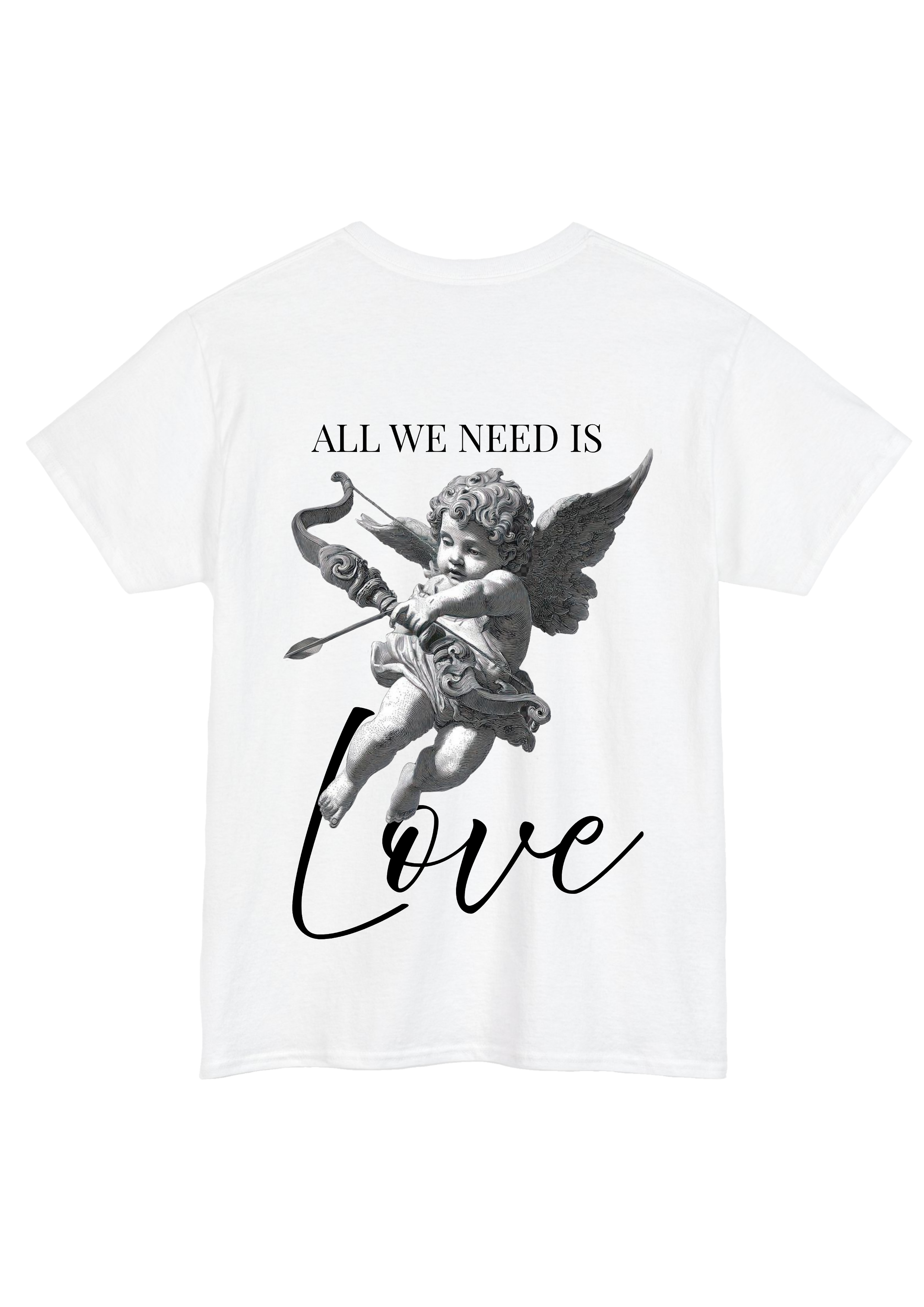 All We Need Is Love White Tee