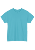 Plain Turquoise Tee - Puff Berry