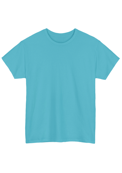 Plain Turquoise Tee - Puff Berry