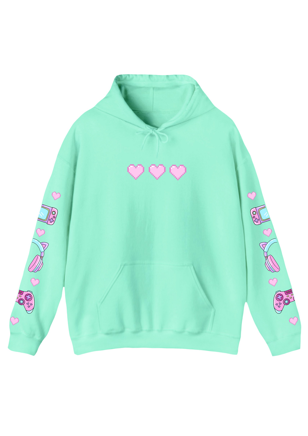 Gamer Girl Aqua Hoodie